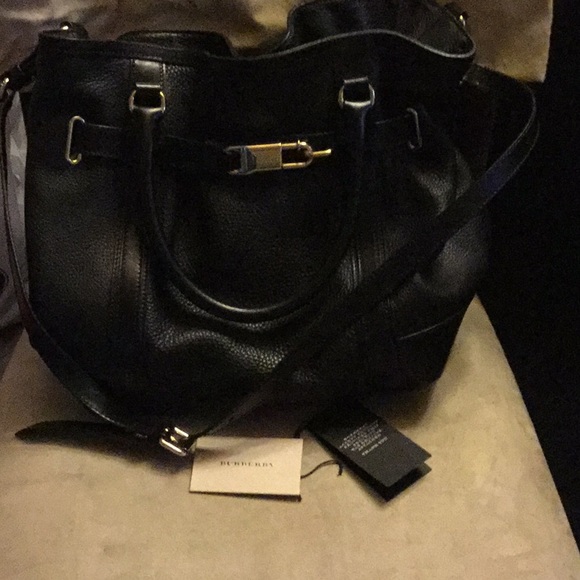 Burberry Handbags - Burberry large black leather purse FINAL LAST DAYS